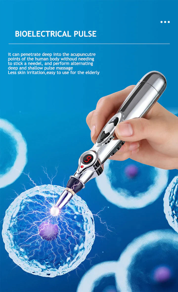 Electronic acupuncture device, meridian massage tool