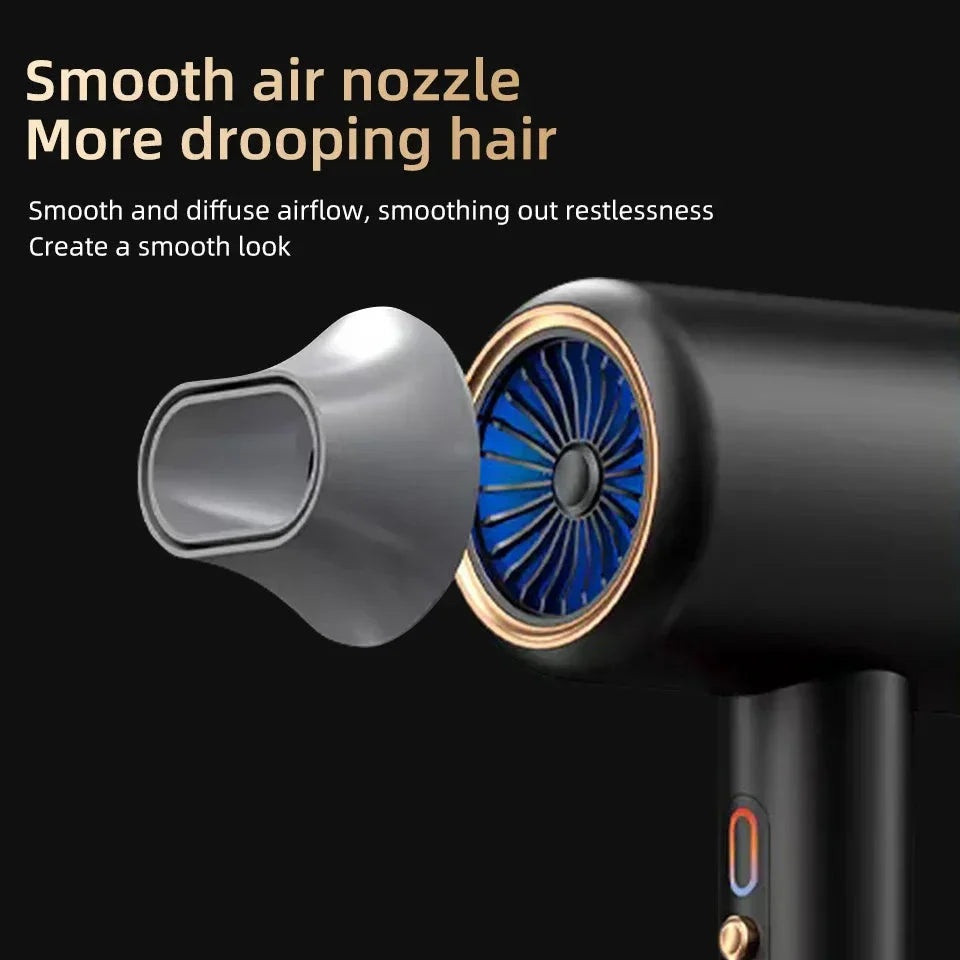 High-Power Hair Dryer, Dual Temperature Settings