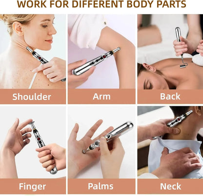 Electronic acupuncture device, meridian massage tool