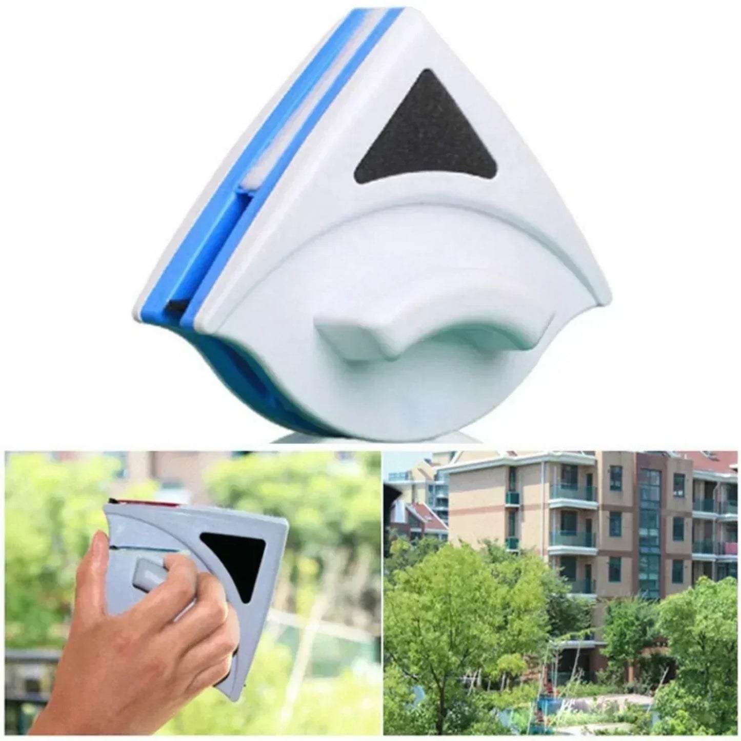 Magnetic Glass Cleaner, Dual-Sided