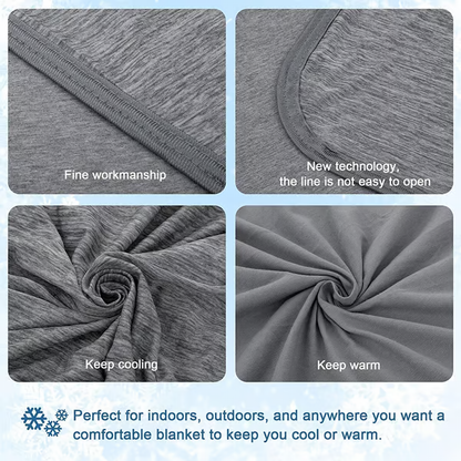 Cooling Blanket  Dual-Sided Lightweight Throw