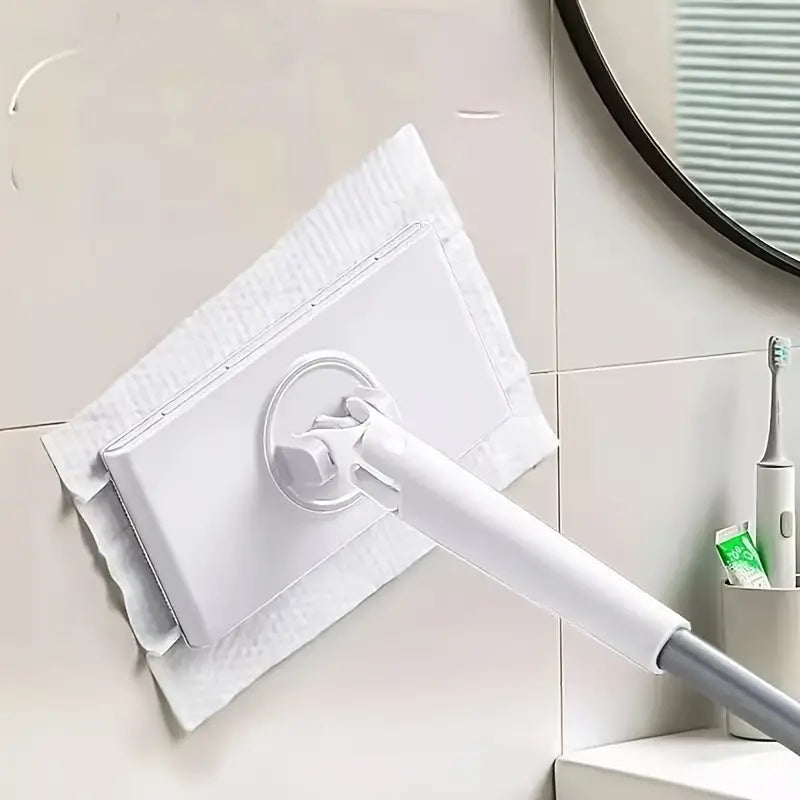 Compact Spin Mop 360° Swivel & Washable Head