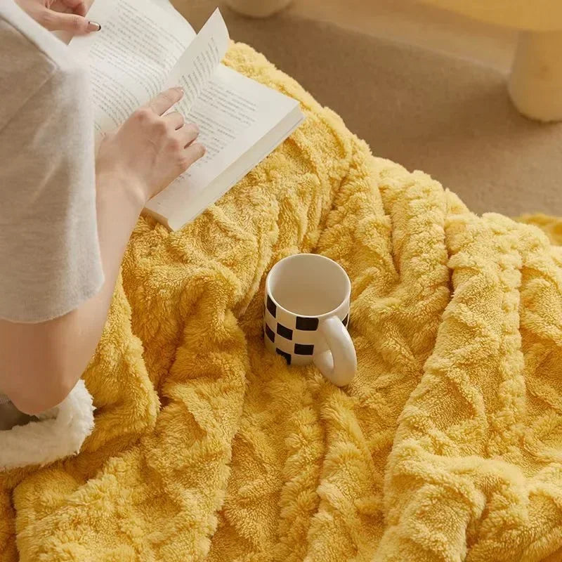 Winter Throw Blanket Thick Cosy