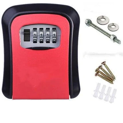 Secure Key Storage Box, Weather-Resistant Design