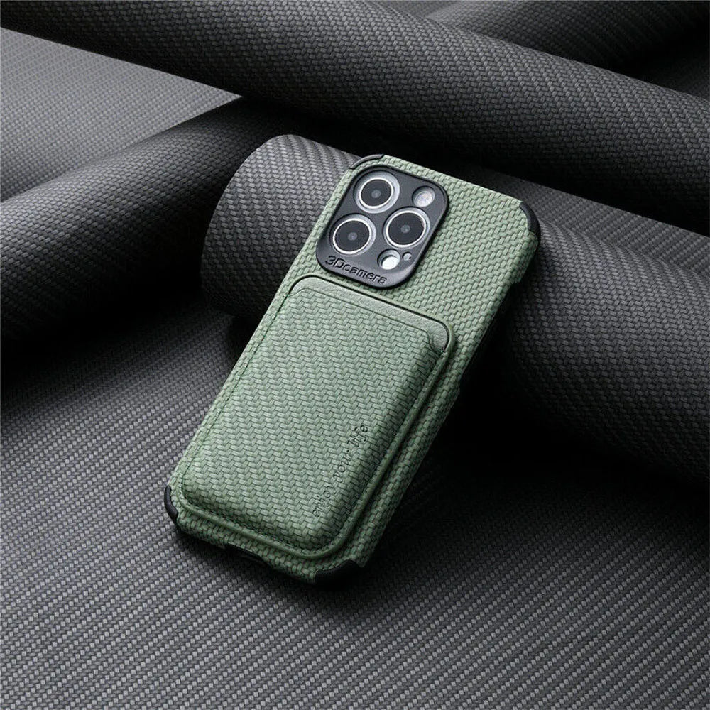 Slim MagSafe Wallet Phone Case Protective Functional