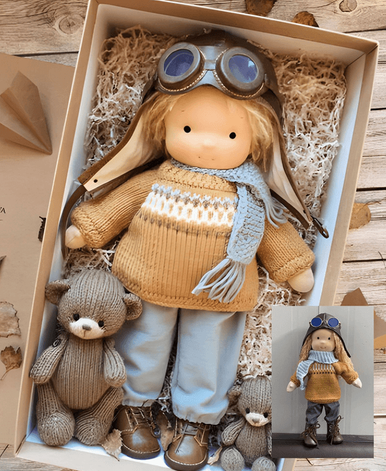 Waldorf-Inspired Cuddly Doll Soft Imaginative
