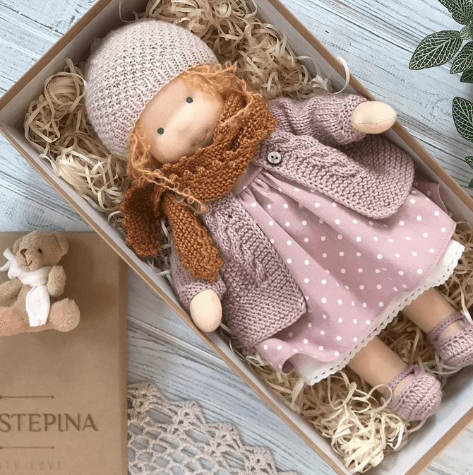 Waldorf-Inspired Cuddly Doll Soft Imaginative