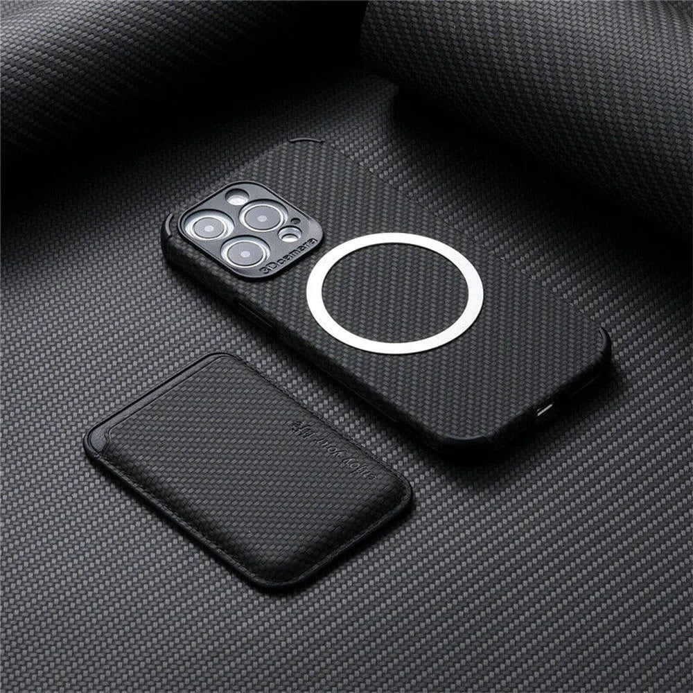 Slim MagSafe Wallet Phone Case Protective Functional