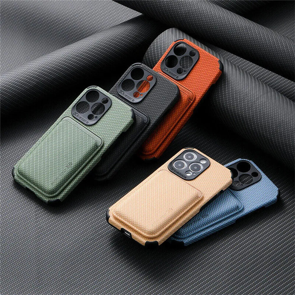 Slim MagSafe Wallet Phone Case Protective Functional
