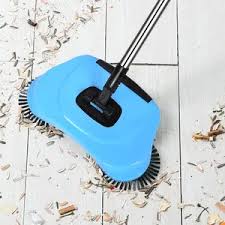 Battery-Free 2-in-1 Vacuum Broom, Versatile Design