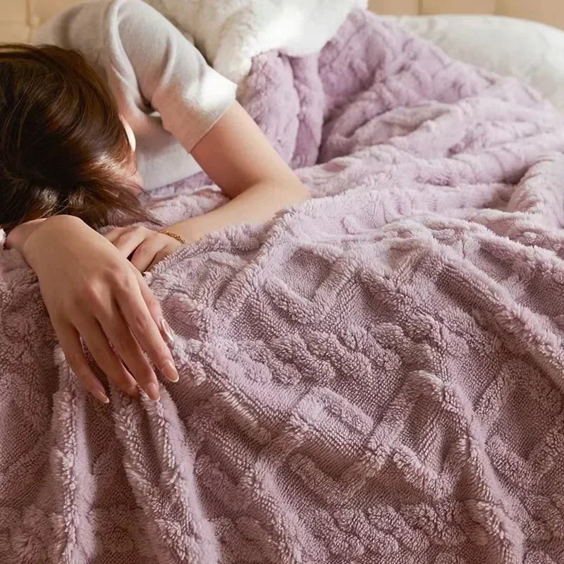 Winter Throw Blanket Thick Cosy