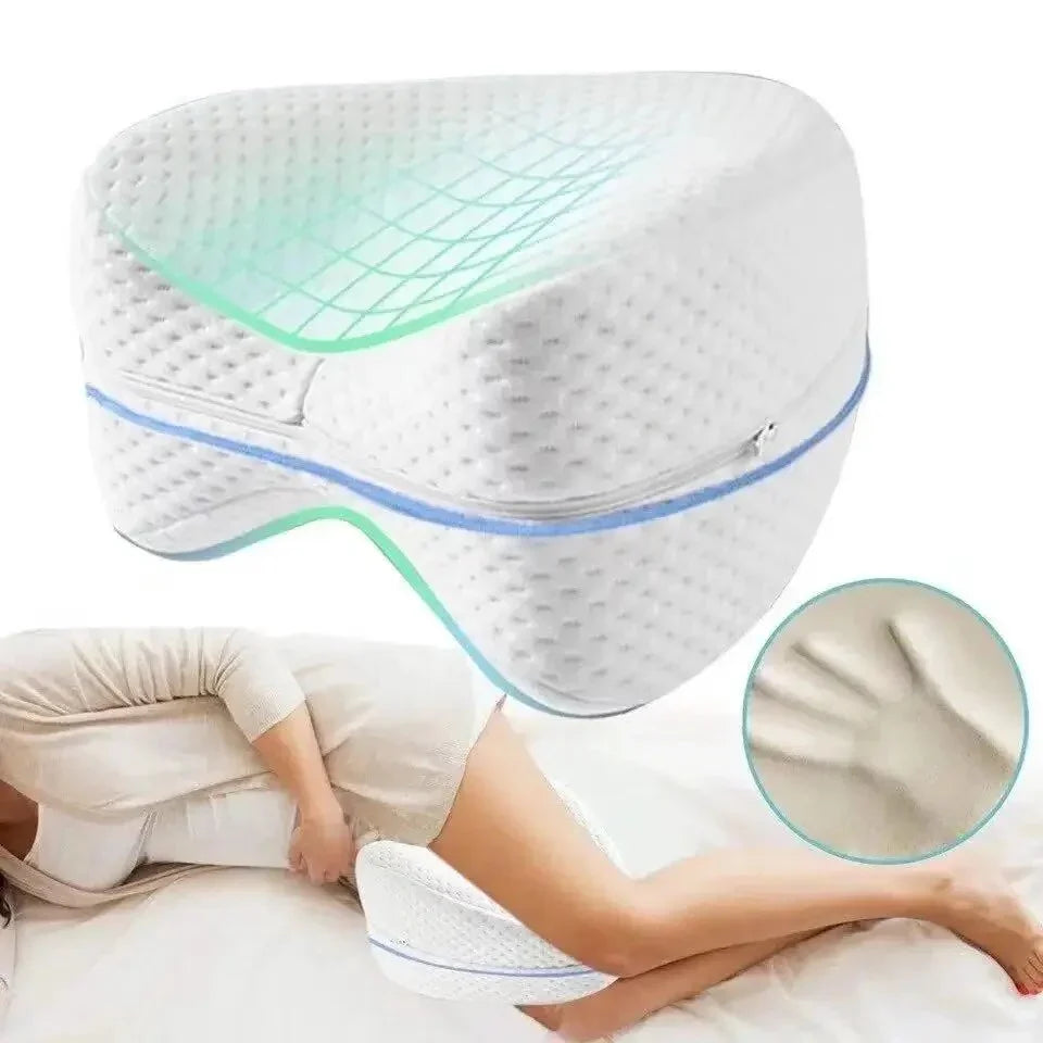Ergonomic Knee Pillow, Memory Foam Comfort