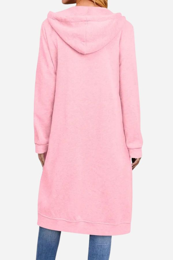 Women's Oversized Zip-Up Hoodie | Long Fit