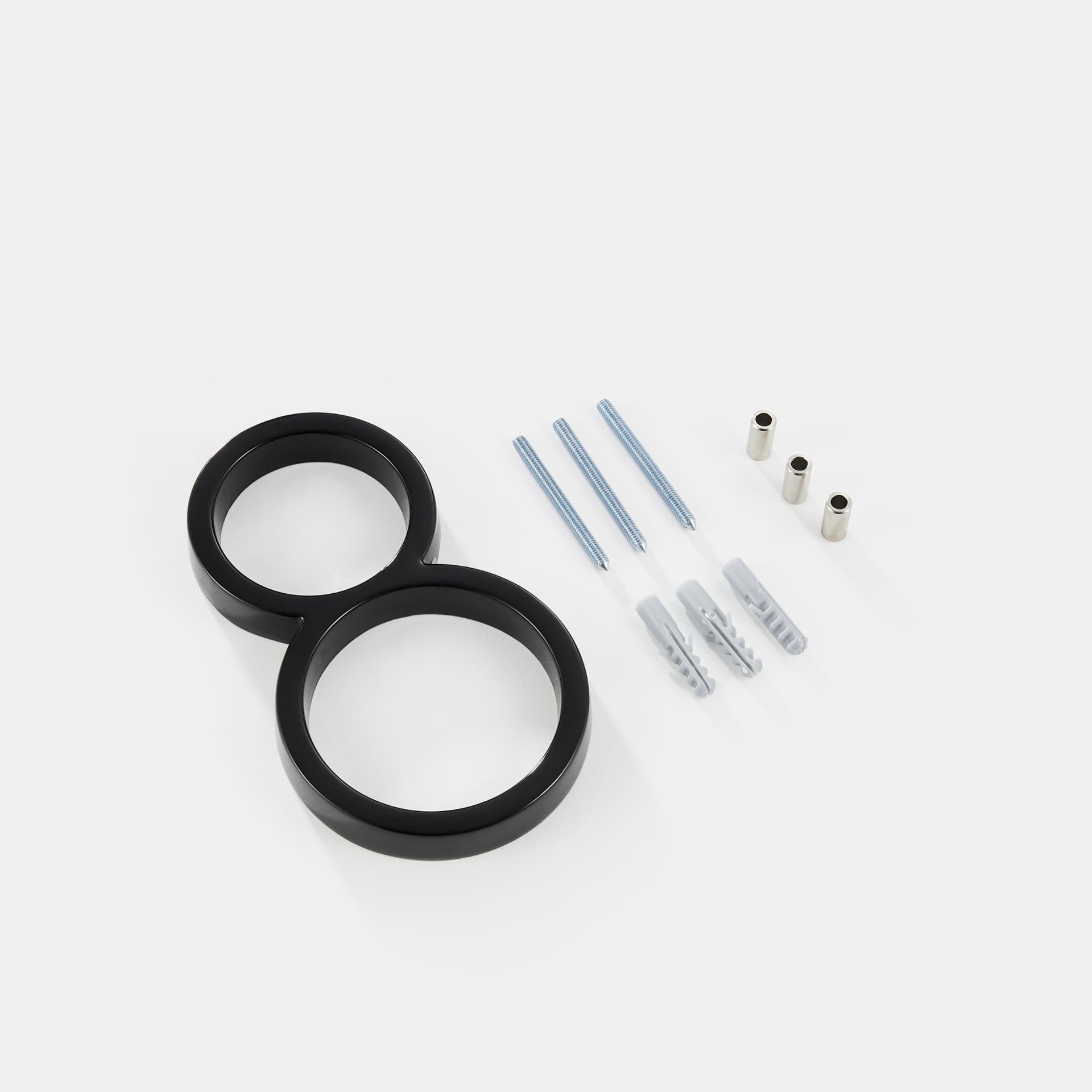 BLACK MODERN HOUSE NUMBERS | WEATHERPROOF