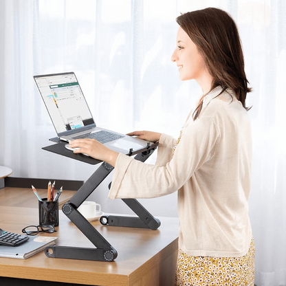 Adjustable Laptop Stand, 360-Degree Versatility