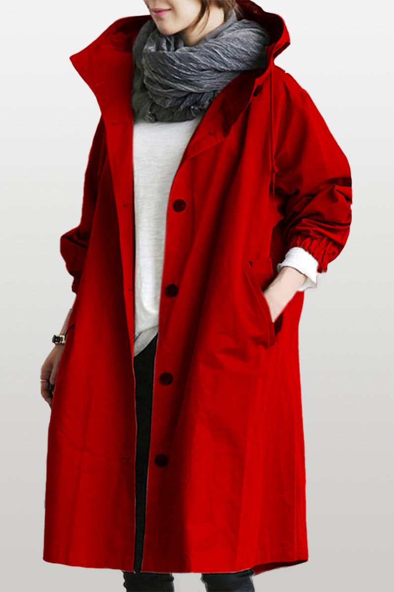 Coupe-vent surdimensionné pour femme | Imperméable
