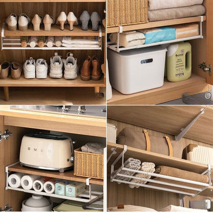 Versatile Shelf Organizer, Space-Saving