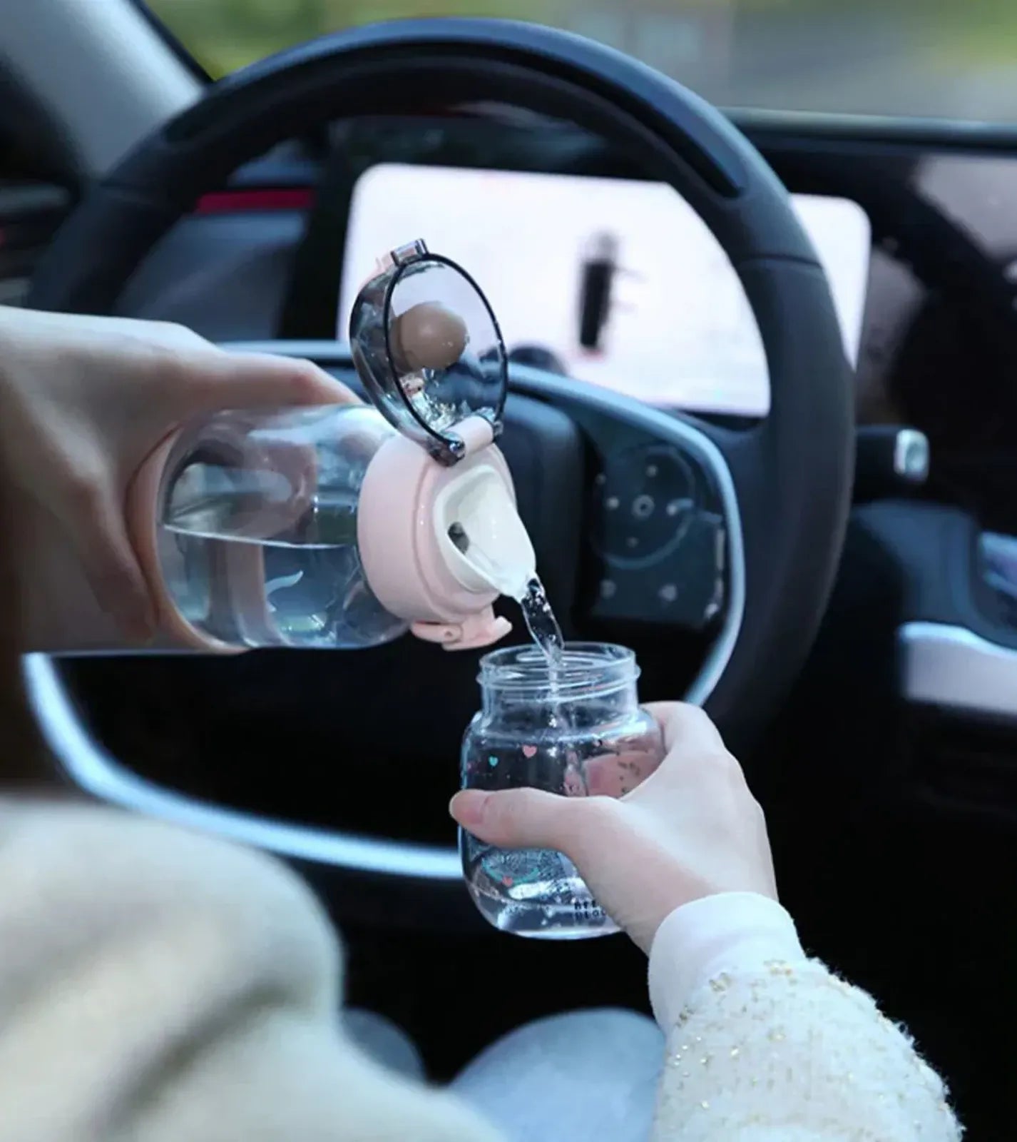 Compact Portable Bottle Warmer, Temperature Displayed