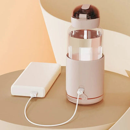 Compact Portable Bottle Warmer, Temperature Displayed