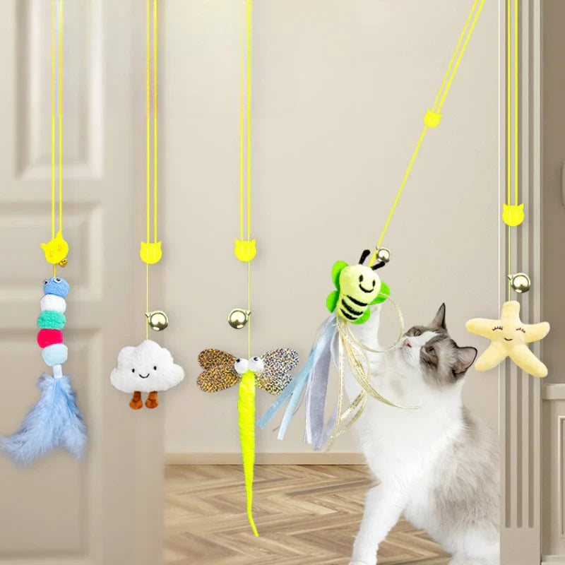 Interactive Hanging Cat Toy, Fun Activity