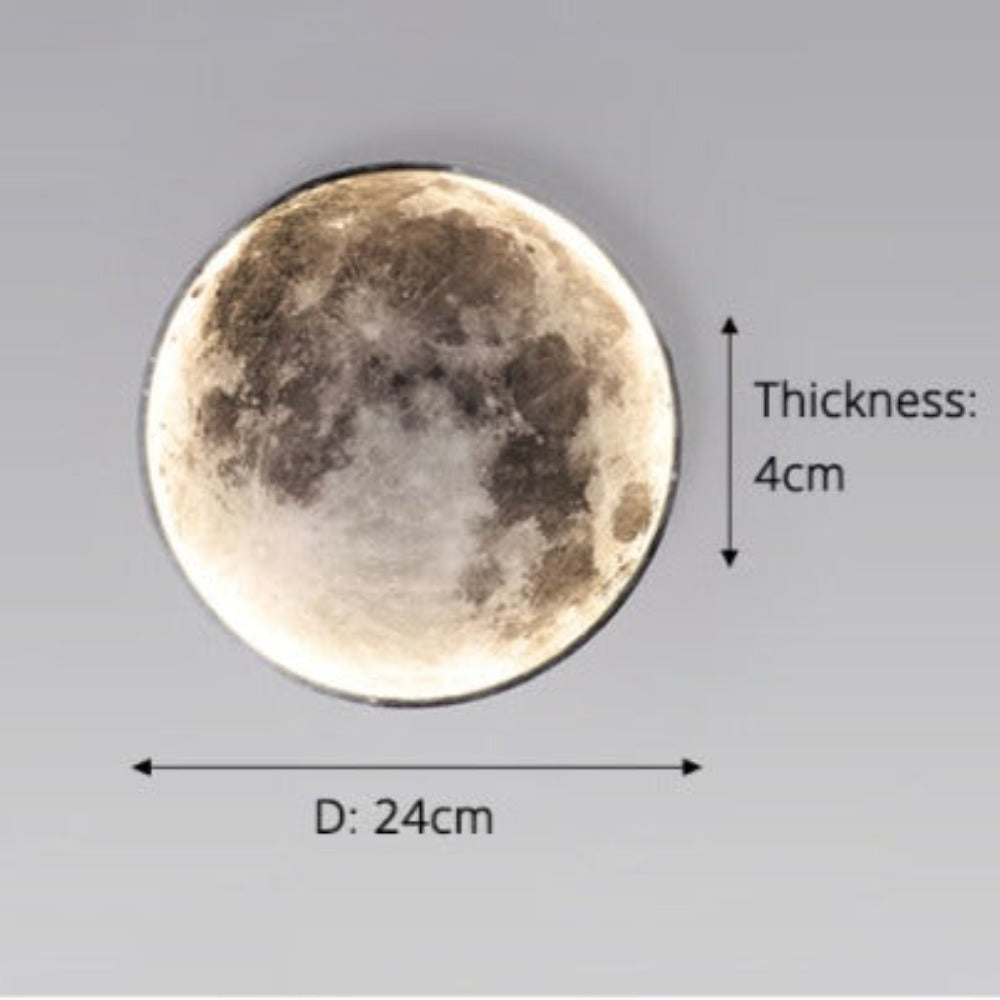 3D LED MOON OR EARTH CEILING & WALL LIGHT | DIMMABLE