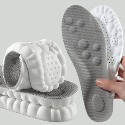 Supportive 4D Insoles, Adaptive Comfort