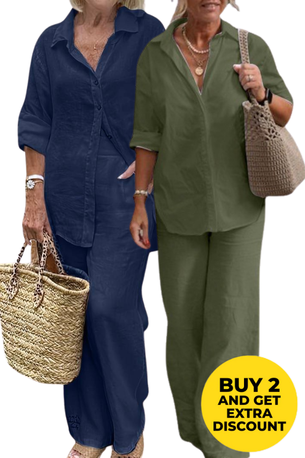 Women's Monochrome Casual Set | Two Pieces