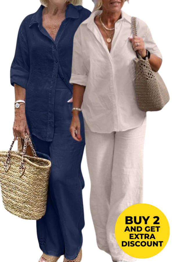 Women's Monochrome Casual Set | Two Pieces