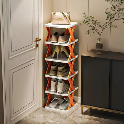 Space-Saving Shoe Rack, Foldable Design
