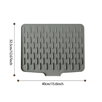 Heat-Resistant Drip Mat, Angled and Non-Slip