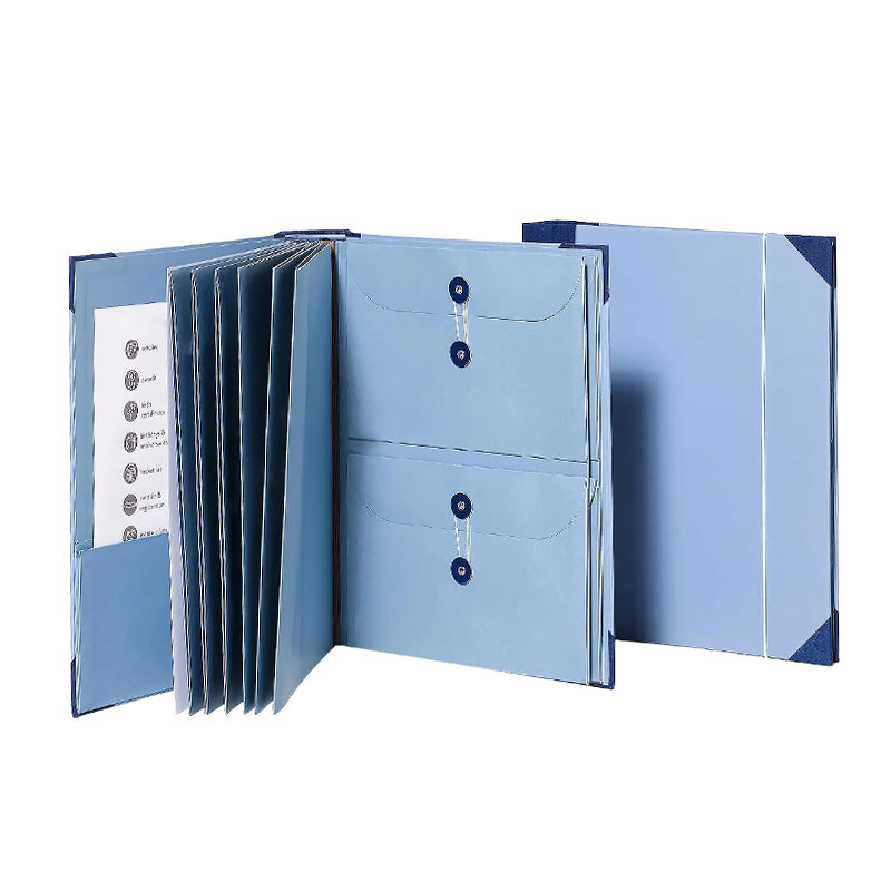 Document Binder With Organiser Envelopes “In Case I Go Missing” Design