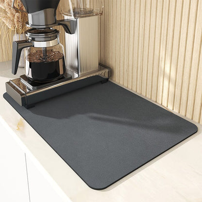 Kitchen Water Absorbing Draining Mat Non-Slip PVC Pad