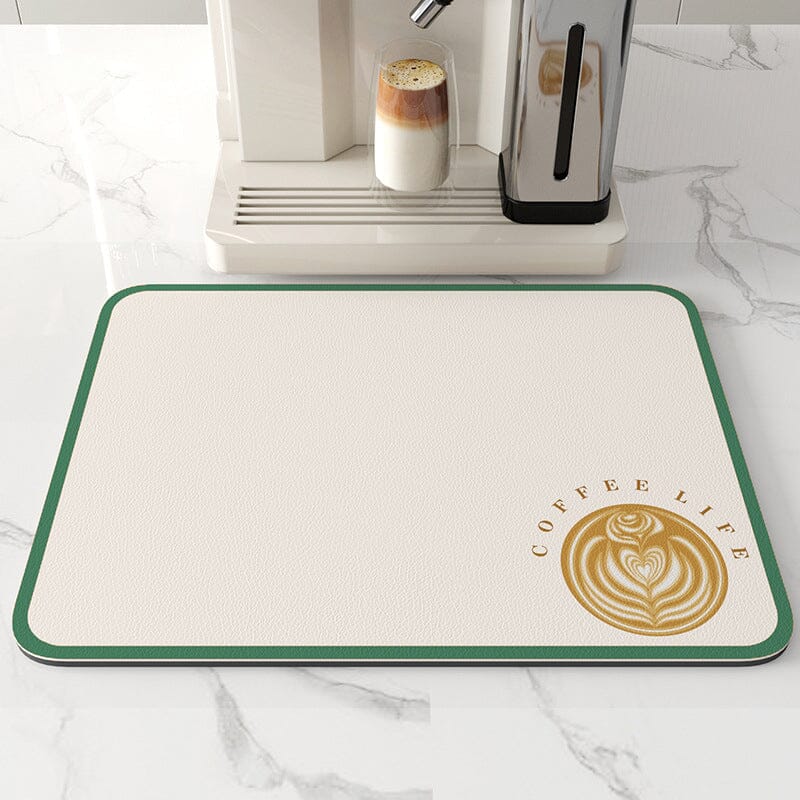 Kitchen Water Absorbing Draining Mat Non-Slip PVC Pad