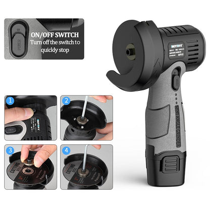 Mini Cordless Angle Grinder  12V Rechargeable