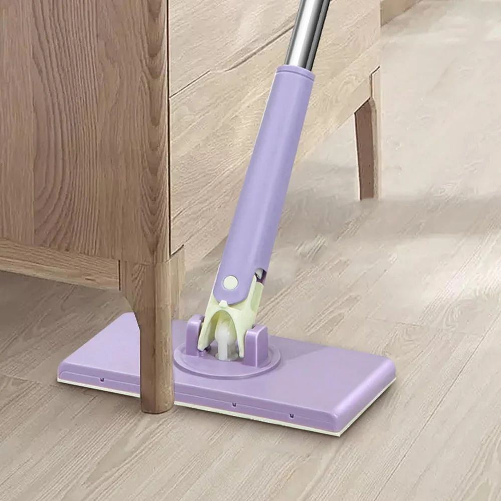Balai essoreur compact pivotant à 360° et tête lavable