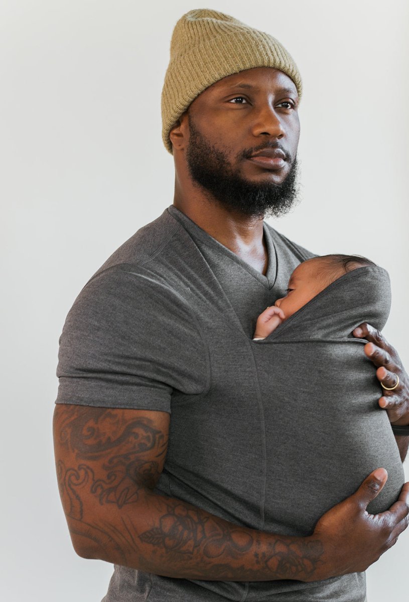 Unisex Baby Carrier Shirt | Adjustable Hands-Free Newborn Holder