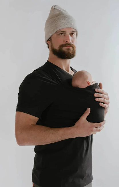 Unisex Baby Carrier Shirt | Adjustable Hands-Free Newborn Holder