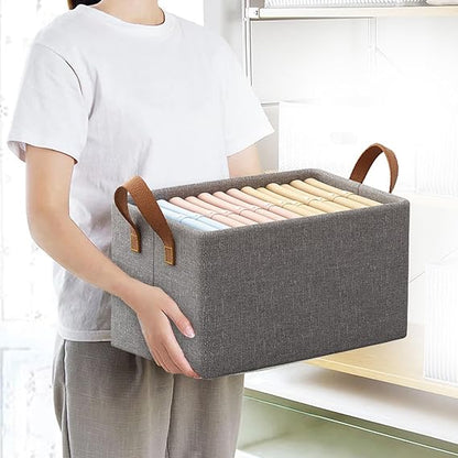 Collapsible Storage Box, Equipped with Handles