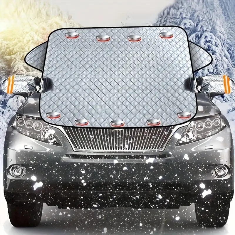 Magnetic Winter Windshield Cover, Durable Protection