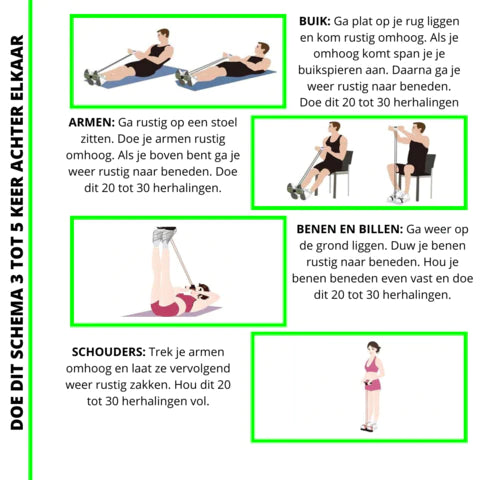 Versatile Resistance Band, Durable and Flexible