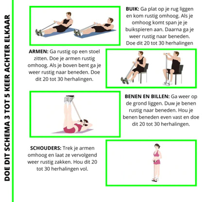 Versatile Resistance Band, Durable and Flexible