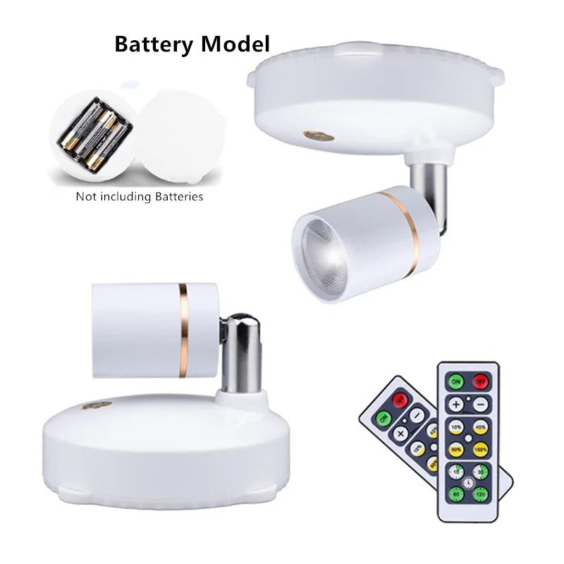 Wireless LED Spotlight | Adjustable Brightness