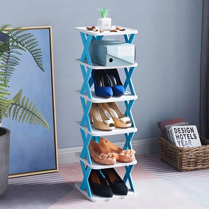 Space-Saving Shoe Rack, Foldable Design