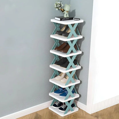 Space-Saving Shoe Rack, Foldable Design