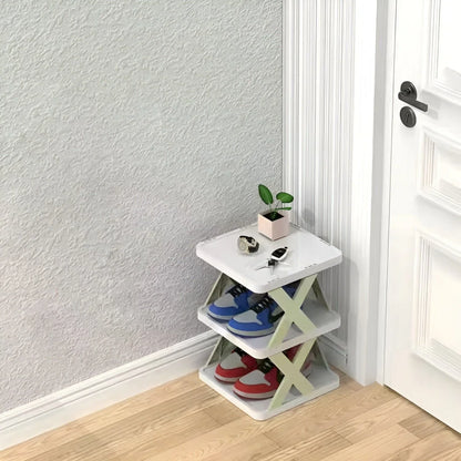 Space-Saving Shoe Rack, Foldable Design