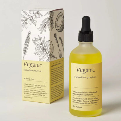 Natural Hair Growth Oil, Plant-Based Booster for Nourishing Growth