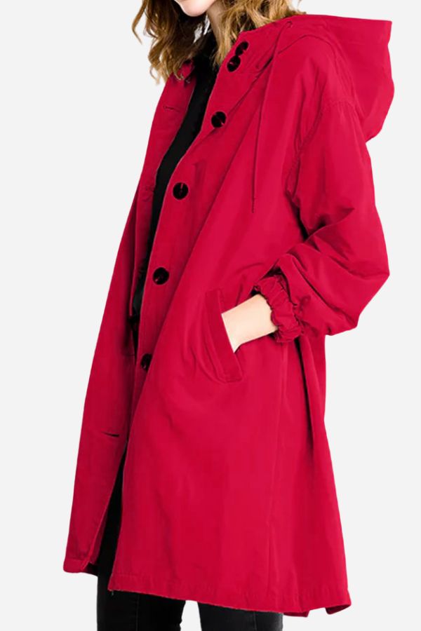 Coupe-vent surdimensionné pour femme | Imperméable