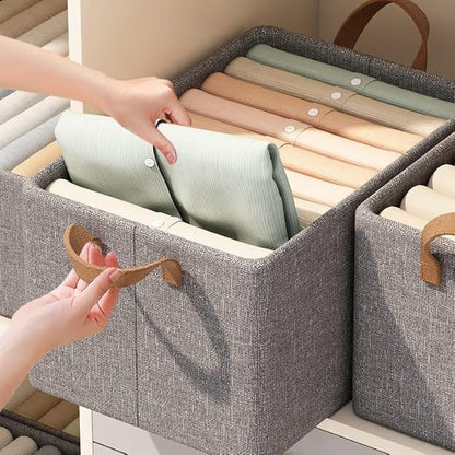 Collapsible Storage Box, Equipped with Handles
