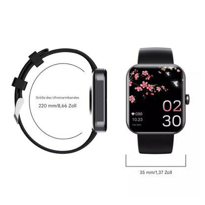 Health Monitor Watch | Heart Rate, Glucose & Vital Signs Tracker