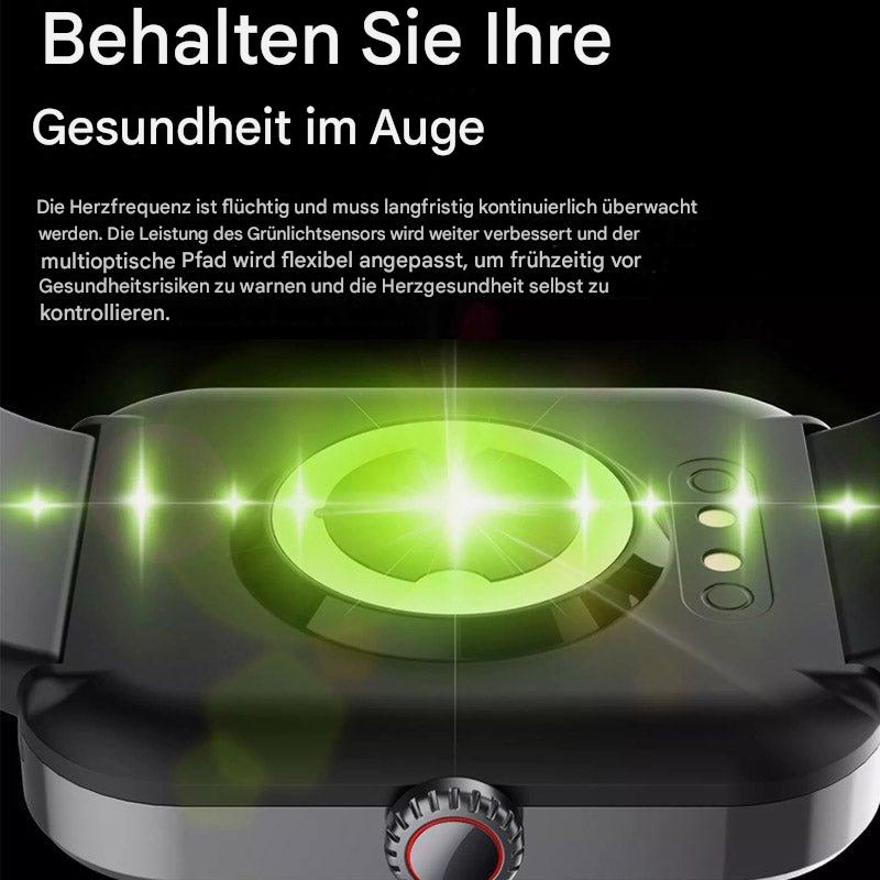 Health Monitor Watch | Heart Rate, Glucose & Vital Signs Tracker